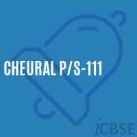 Cheural P/s-111 Primary School Logo