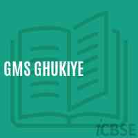 Gms Ghukiye Middle School Logo