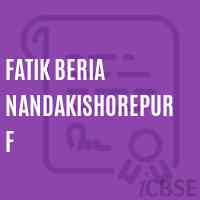 Fatik Beria Nandakishorepur F Primary School Logo