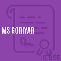Ms Goriyar Middle School Logo