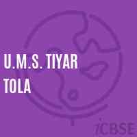 U.M.S. Tiyar Tola Middle School Logo