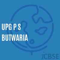 Upg P S Butwaria Primary School Logo