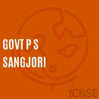 Govt P S Sangjori Primary School Logo