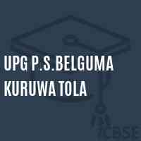 Upg P.S.Belguma Kuruwa Tola Primary School Logo