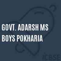 Govt. Adarsh Ms Boys Pokharia Middle School Logo