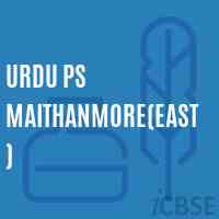 Urdu Ps Maithanmore(East) Primary School Logo
