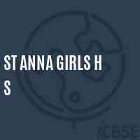 St Anna Girls H S Secondary School Logo