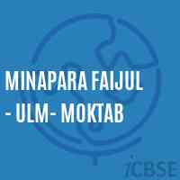 Minapara Faijul - Ulm- Moktab Primary School Logo
