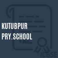Kutubpur Pry.School Logo
