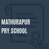 Mathurapur Pry.School Logo