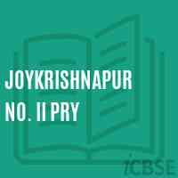 Joykrishnapur No. Ii Pry Primary School Logo