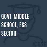 Govt. Middle School, Ess Sector Logo