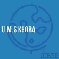 U.M.S Khora Middle School Logo