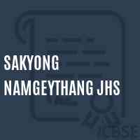 Sakyong Namgeythang Jhs Middle School Logo