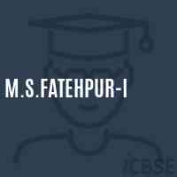 M.S.Fatehpur-I Middle School Logo
