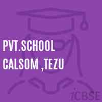 Pvt.School Calsom ,Tezu Logo