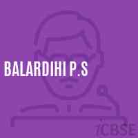 Balardihi P.S Primary School Logo