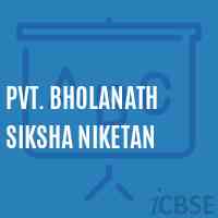 Pvt. Bholanath Siksha Niketan Primary School Logo