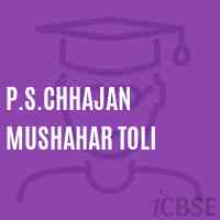 P.S.Chhajan Mushahar Toli Primary School Logo