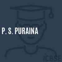 P. S. Puraina Primary School Logo