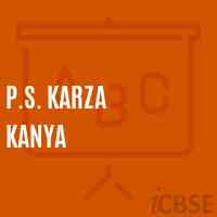 P.S. Karza Kanya Primary School Logo