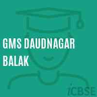 Gms Daudnagar Balak Middle School Logo
