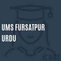 Ums Fursatpur Urdu Middle School Logo