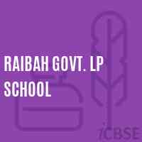 Raibah Govt. Lp School Logo