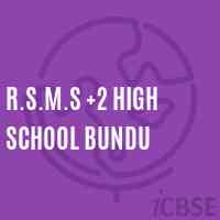 R.S.M.S +2 High School Bundu Logo