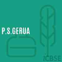P.S.Gerua Primary School Logo
