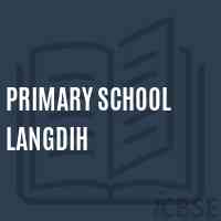 Primary School Langdih Logo
