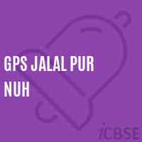 Gps Jalal Pur Nuh Primary School Logo