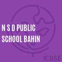 N S D Public School Bahin Logo
