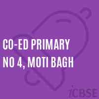 Co-Ed Primary No 4, Moti Bagh Primary School Logo