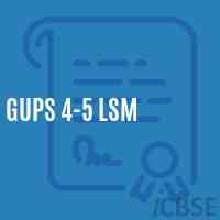 Gups 4-5 Lsm Middle School Logo