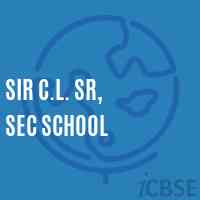 Sir C.L. Sr, Sec School Logo