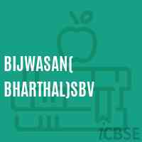 Bijwasan( Bharthal)SBV Senior Secondary School Logo