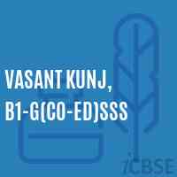 Vasant Kunj, B1-G(Co-ed)SSS High School Logo