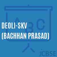 Deoli-SKV (Bachhan Prasad) Senior Secondary School Logo