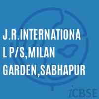 J.R.International P/S,Milan Garden,Sabhapur Middle School Logo