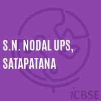 S.N. Nodal Ups, Satapatana Middle School Logo