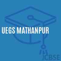 Uegs Mathanpur Primary School Logo