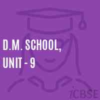 D.M. School, Unit - 9 Logo