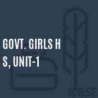 Govt. Girls H S, Unit-1 Secondary School Logo