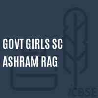 Govt Girls Sc Ashram Rag Primary School Logo