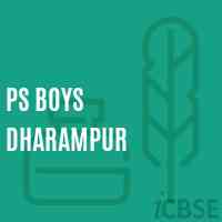 Ps Boys Dharampur Primary School Logo