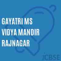 Gayatri Ms Vidya Mandir Rajnagar Middle School Logo