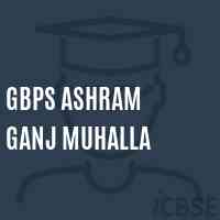 Gbps Ashram Ganj Muhalla Primary School Logo