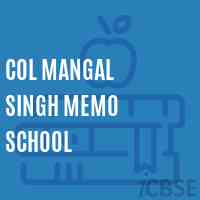 Col Mangal Singh Memo School Logo