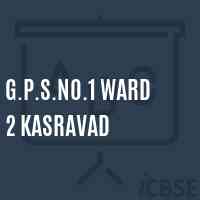 G.P.S.No.1 Ward 2 Kasravad Primary School Logo